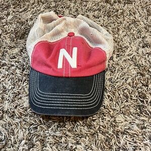 Nebraska Huskers Top of the World Red and Tan Mesh Cap